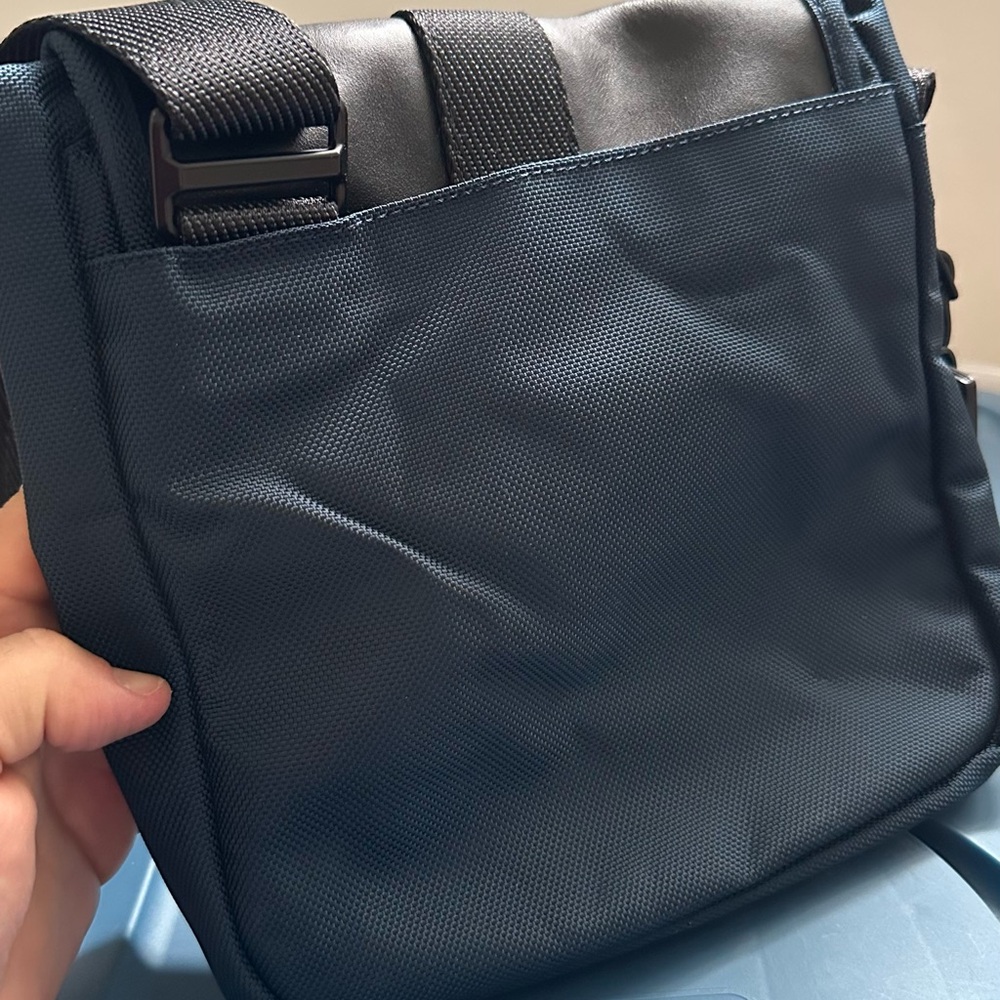 Tumi Blue Backpack Sleek Durable Professional - image 3